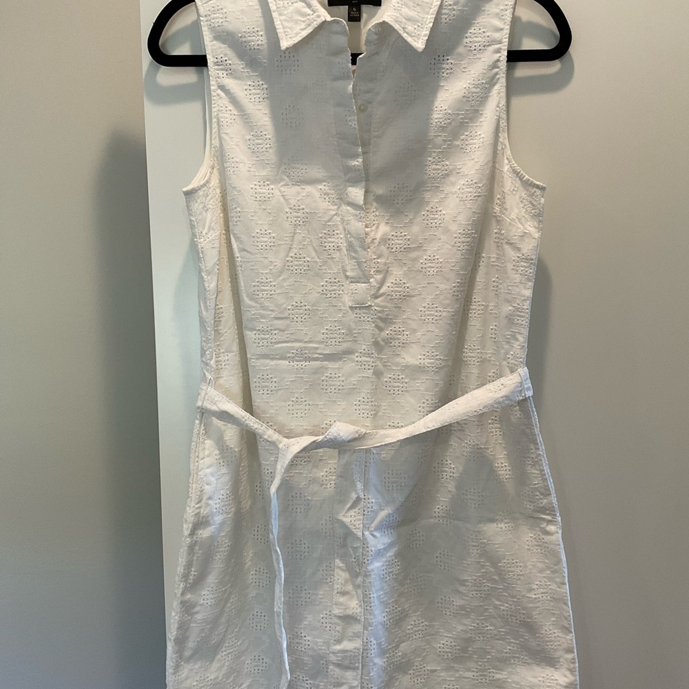 Banana Republic White Eyelet Dress Size 6